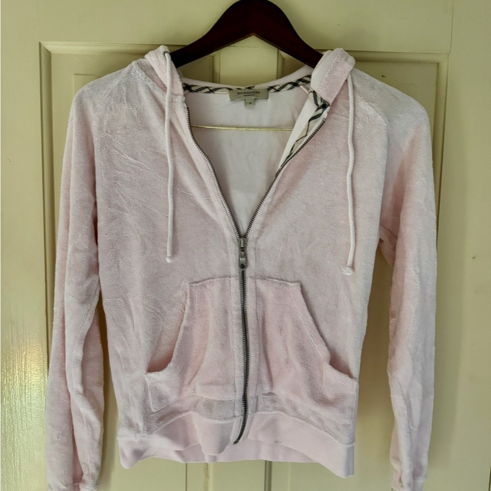 Burberry Pink Zip Up